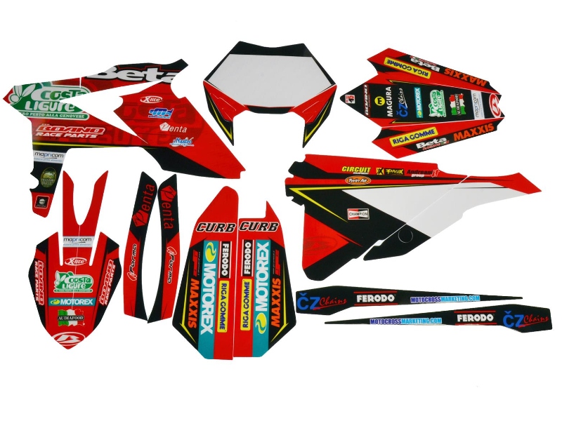 Stickerset RED Beta Enduro Femon