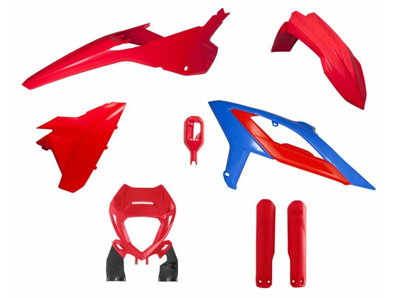 Beta plastic kit rood-blauw